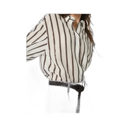 Brunello Cucinelli Sequin Embellished Long-Sleeved Shirt
