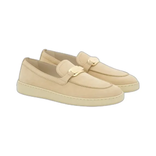 Ferragamo New Vara Buckle Slip On Shoes