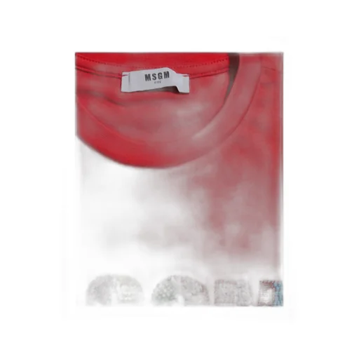 Msgm Kids Logo Embellished Crewneck T-Shirt