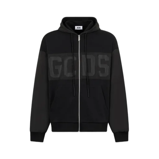 Gcds Band Logo Full Zip Hoodie