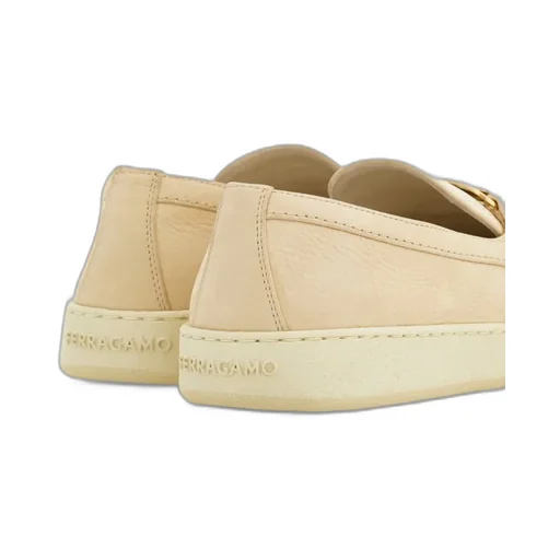 Ferragamo New Vara Buckle Slip On Shoes