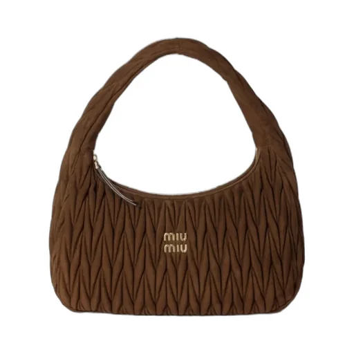 Wander Matelassé Suede Bag