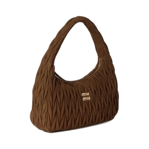 Wander Matelassé Suede Bag