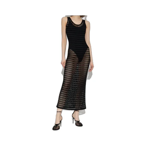 Openwork Maxi Dress