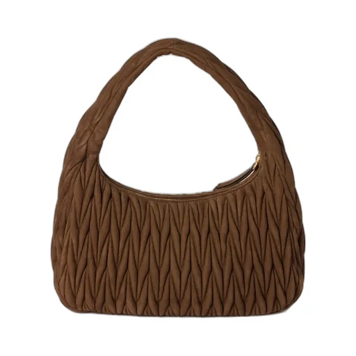 Wander Matelassé Suede Bag