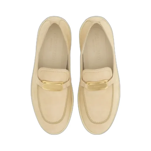 Ferragamo New Vara Buckle Slip On Shoes