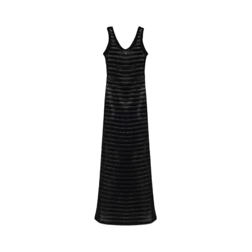 Openwork Maxi Dress