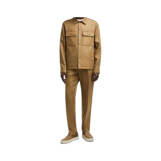 Moncler Collared Button-Up Jacket