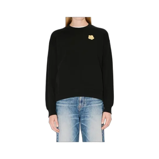 Embroidered Sweatshirt In Cotton Boke Flower