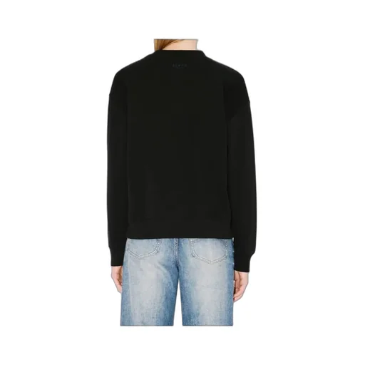 Embroidered Sweatshirt In Cotton Boke Flower