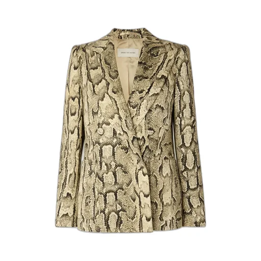 Dries Van Noten Snake Print Jacket