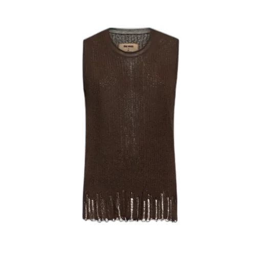 Knitted Sleeveless Vest