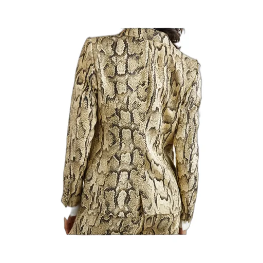 Dries Van Noten Snake Print Jacket