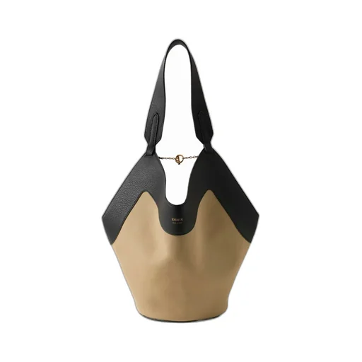 Small Lotus Leather Tote