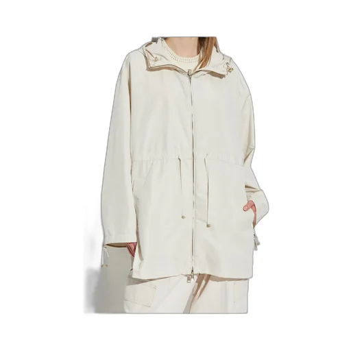 Moncler Saverne Drawstring Zip-Up Parka