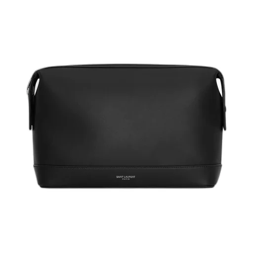 Saint Laurent Paris Small Pouch In Leather