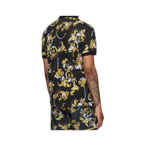 Versace Jeans Couture Baroque Print Polo Shirt