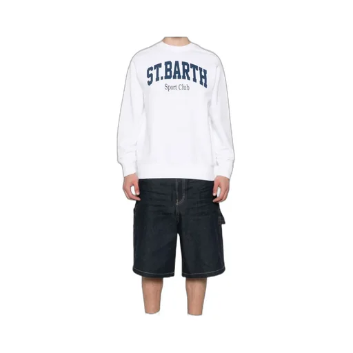 Mc2 Saint Barth Logo Printed Crewneck Sweatshirt