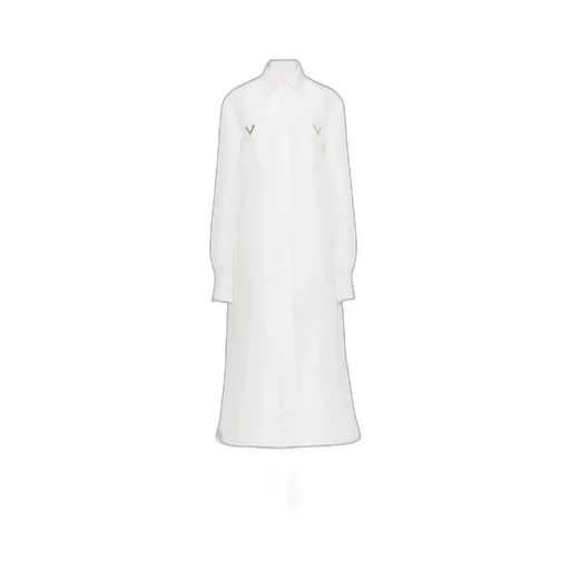 Vlogo Signature Shirt Maxi Dress