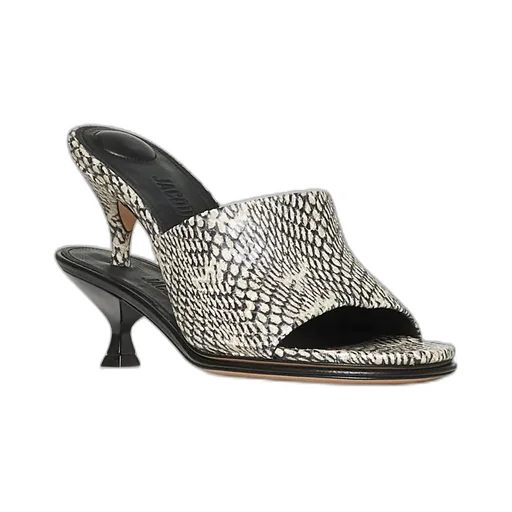 Jacquemus Printed Les Doubles Hi Mules