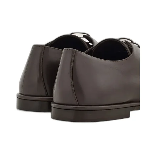 Ferragamo Logo Printed Lace-Up Shoese