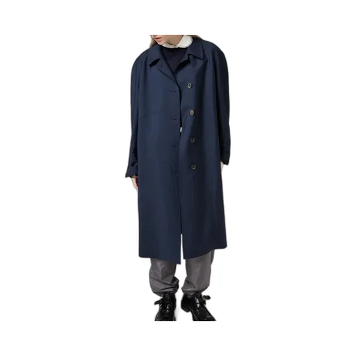 Miu Miu Button-Up Long Coat