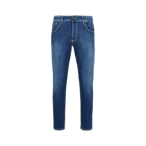 Pt05 Contrast-Stitching Denim Jeans