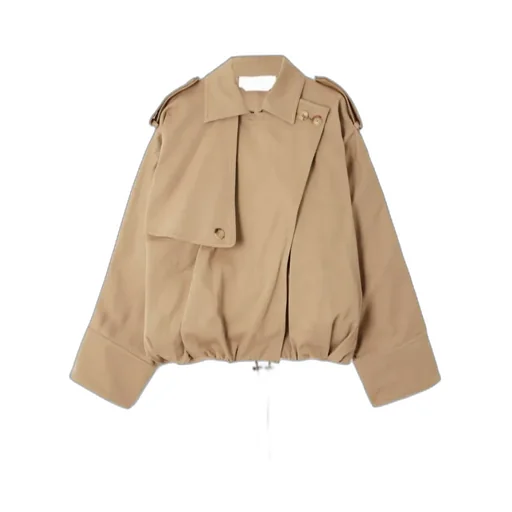 Lapel Long Sleeve Casual Jacket