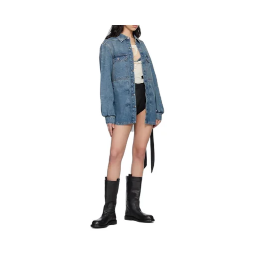 Rick Owens Drkshdw Denim Outershirt Jacket