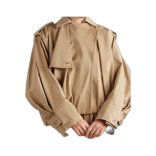 Lapel Long Sleeve Casual Jacket