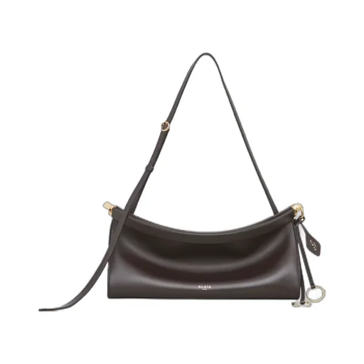 AlaÏA Logo Stamp Small East West Shoulder Bag