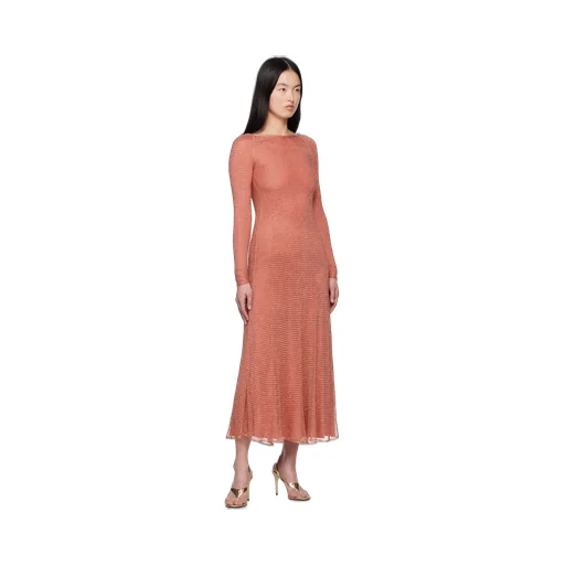AlaÏA Mesh Knit Long Dress