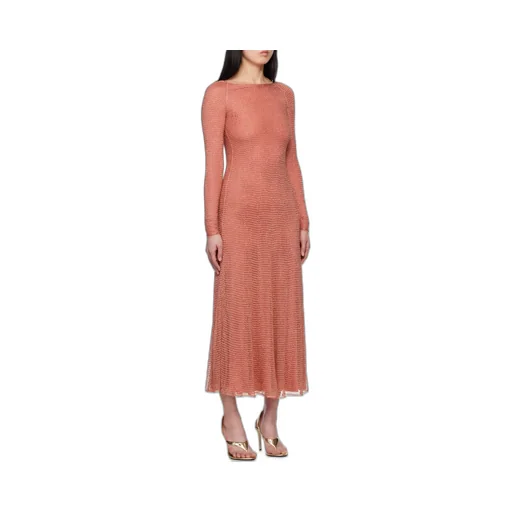 AlaÏA Mesh Knit Long Dress