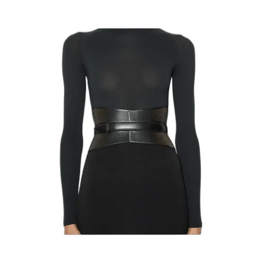 AlaÏA Neo Bustier Perforated Belt