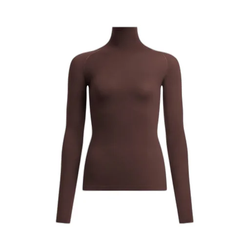 High-Neck Long-Sleeve Top