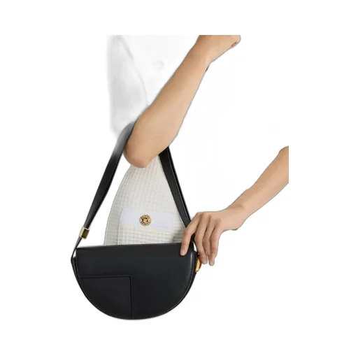 Patou Crescent Shoulder Bag