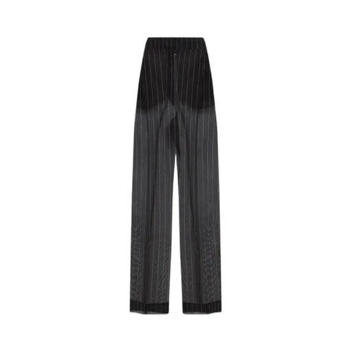 Khaite Lenton Low Rise Wide-Leg Pants