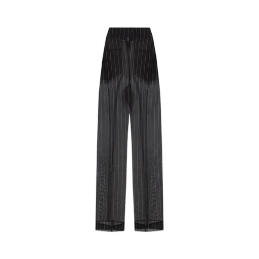 Khaite Lenton Low Rise Wide-Leg Pants