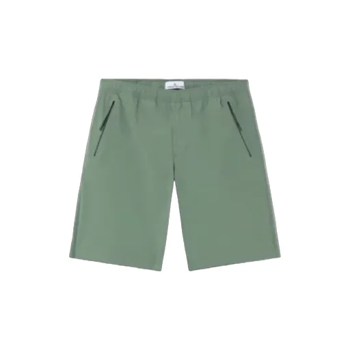 Stone Island Logo-Embroidered Shorts