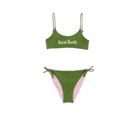 Logo Lettering Bikini Set
