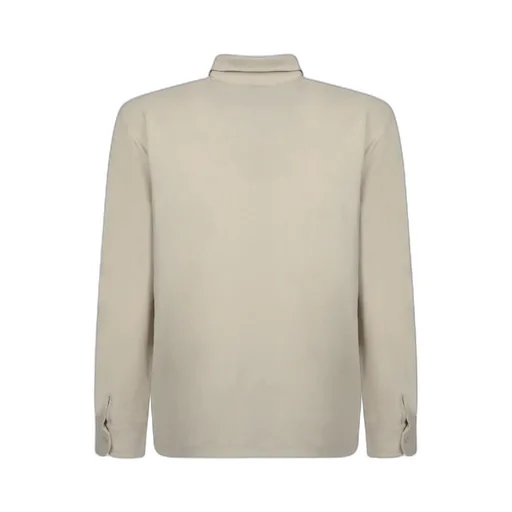 Zanone Crepe Long Sleeve Polo Shirt