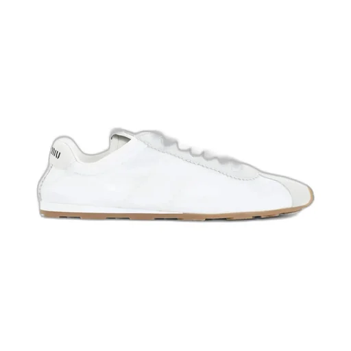 Plume Technical Fabric And Suede Sneakers