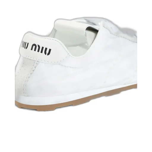Plume Technical Fabric And Suede Sneakers