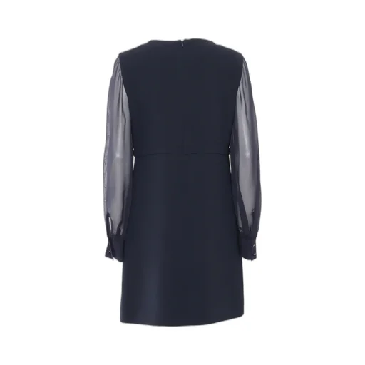 Max Mara Studio Ritmo Crewneck Long-Sleeved Dress