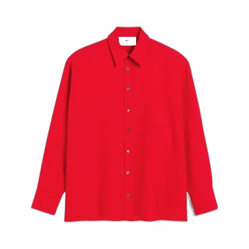Ami Back Slit Loose Shirt