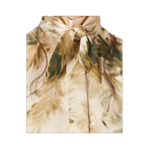 Loro Piana Febe Botanical Motif Shirt