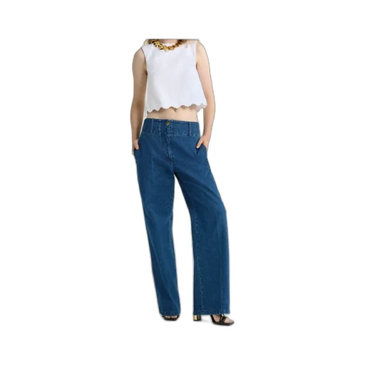 Patou Scalloped Hem Sleeveless Top