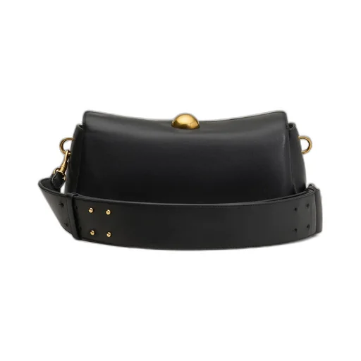 Ami Paris Logo Engraved Shoulder Bag