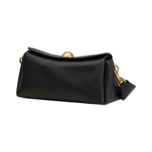 Ami Paris Logo Engraved Shoulder Bag