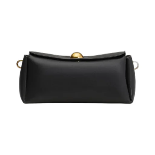 Ami Paris Logo Engraved Shoulder Bag